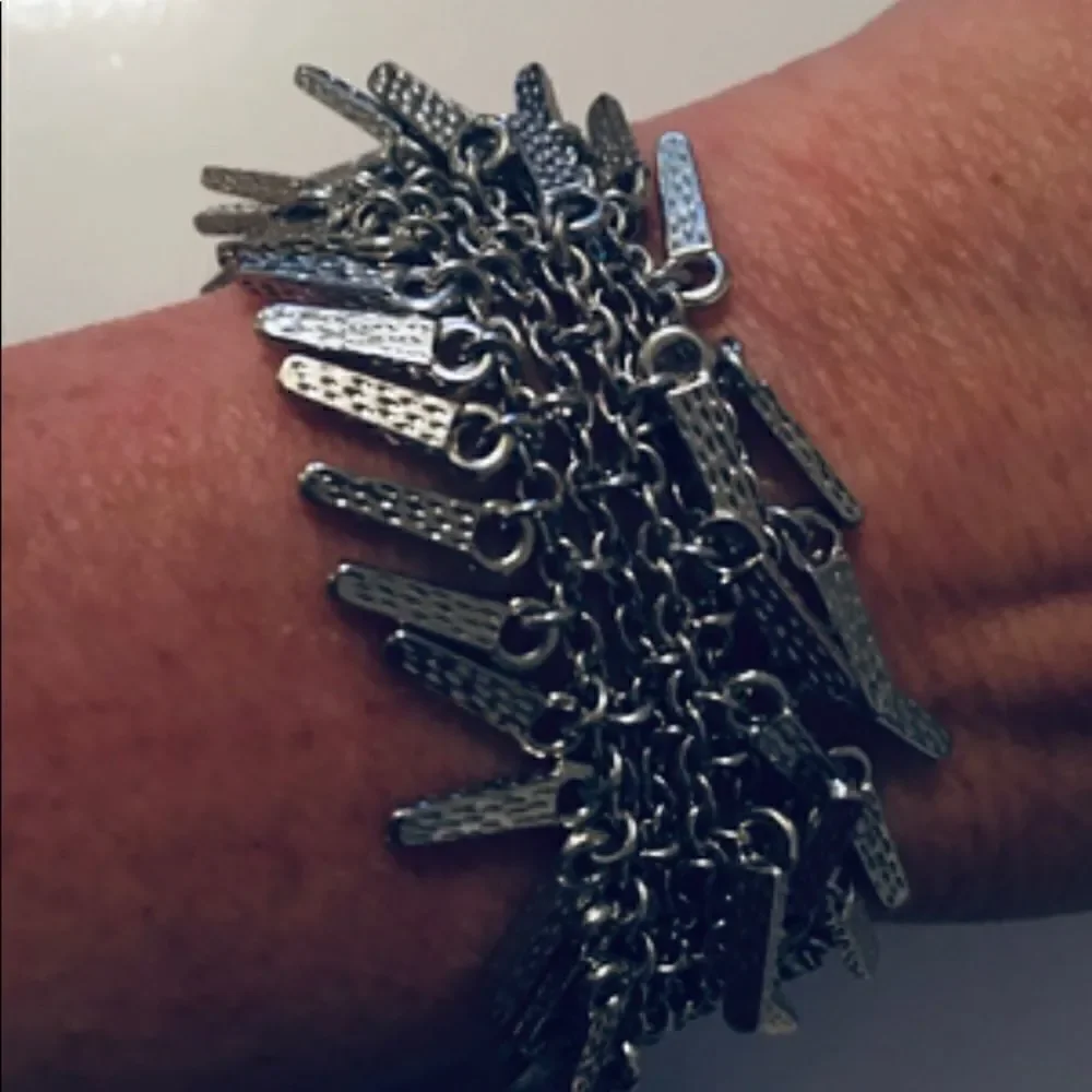 SILVER FRINGE Bracelet!